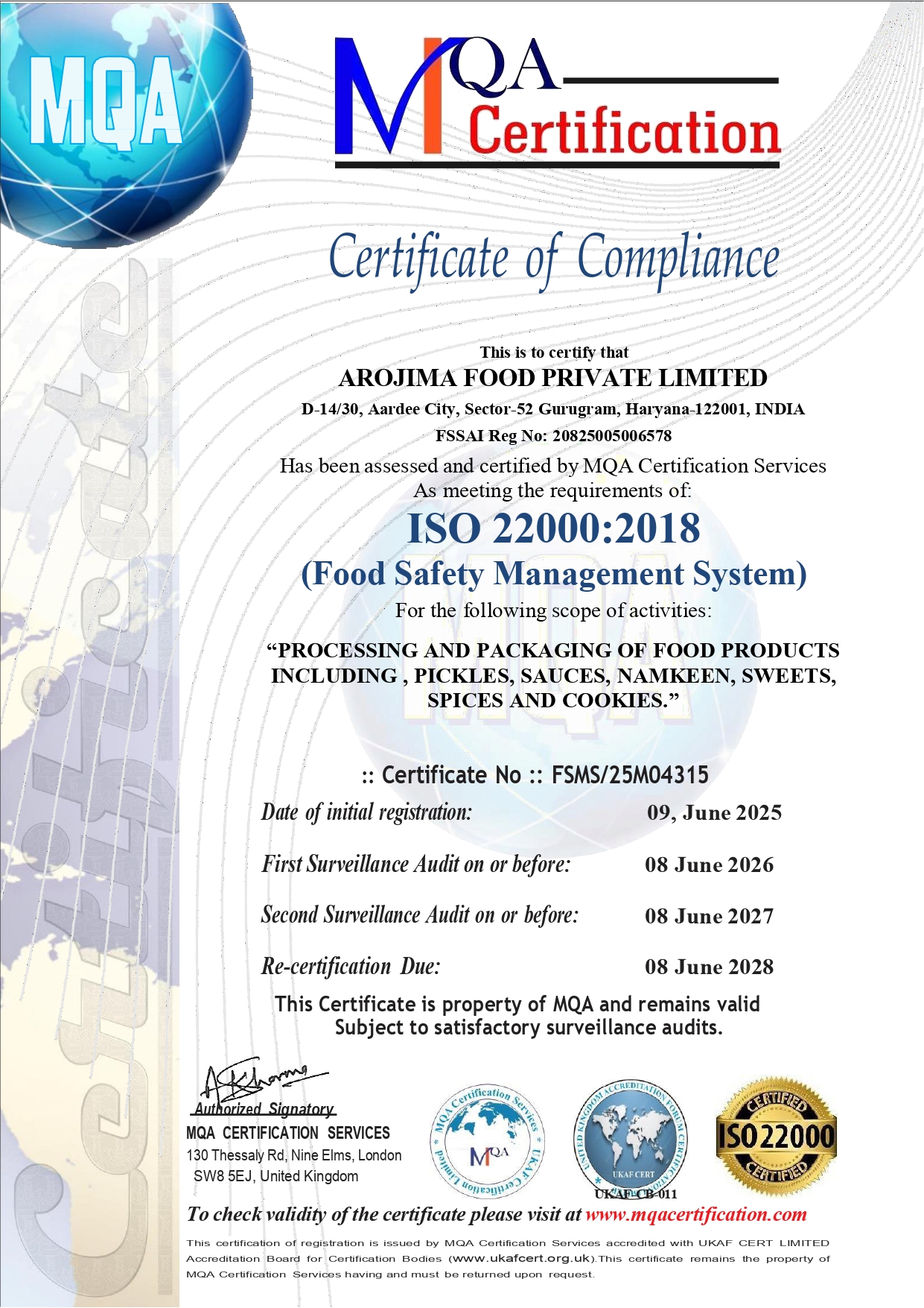 ISO 22000:2018